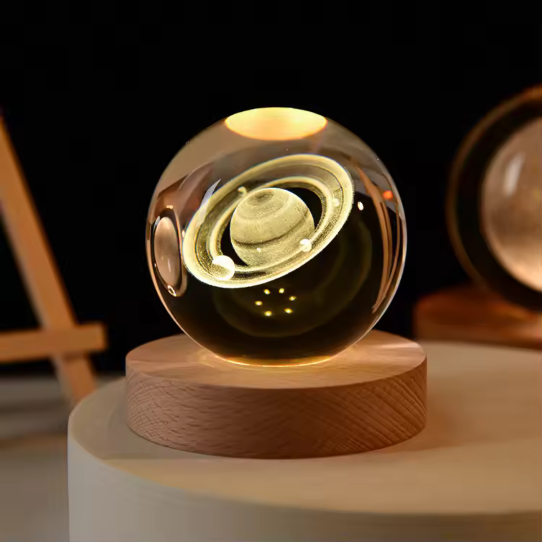 Kristallen Bol - LED Verlicht met Figuren