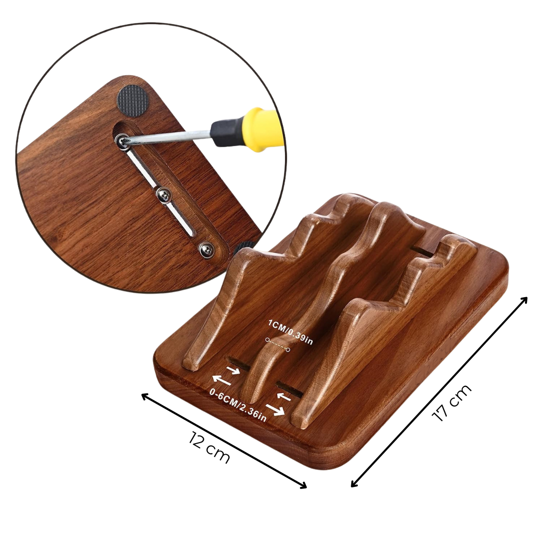 Houten Laptop Standaard – Verstelbaar & Stijlvol