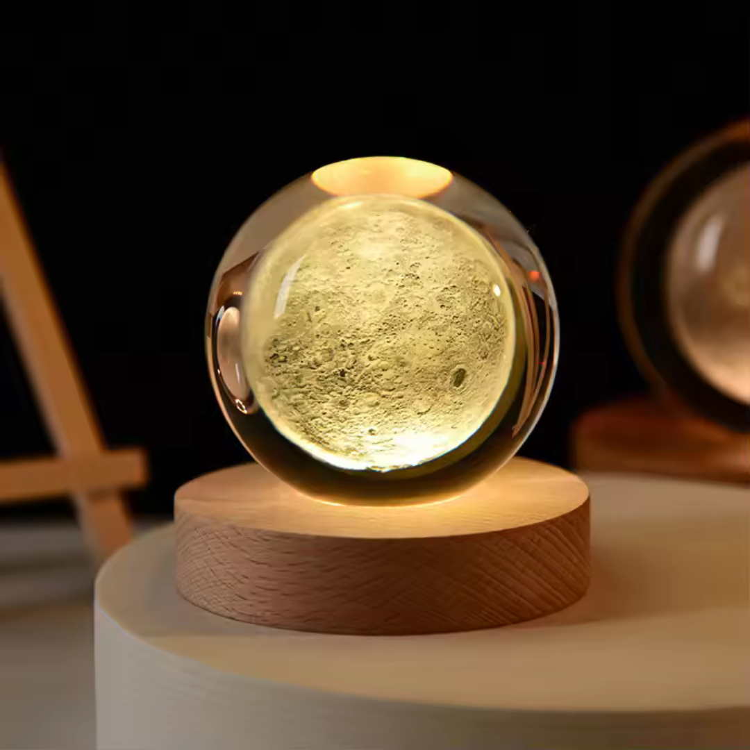 Kristallen Bol - LED Verlicht met Figuren