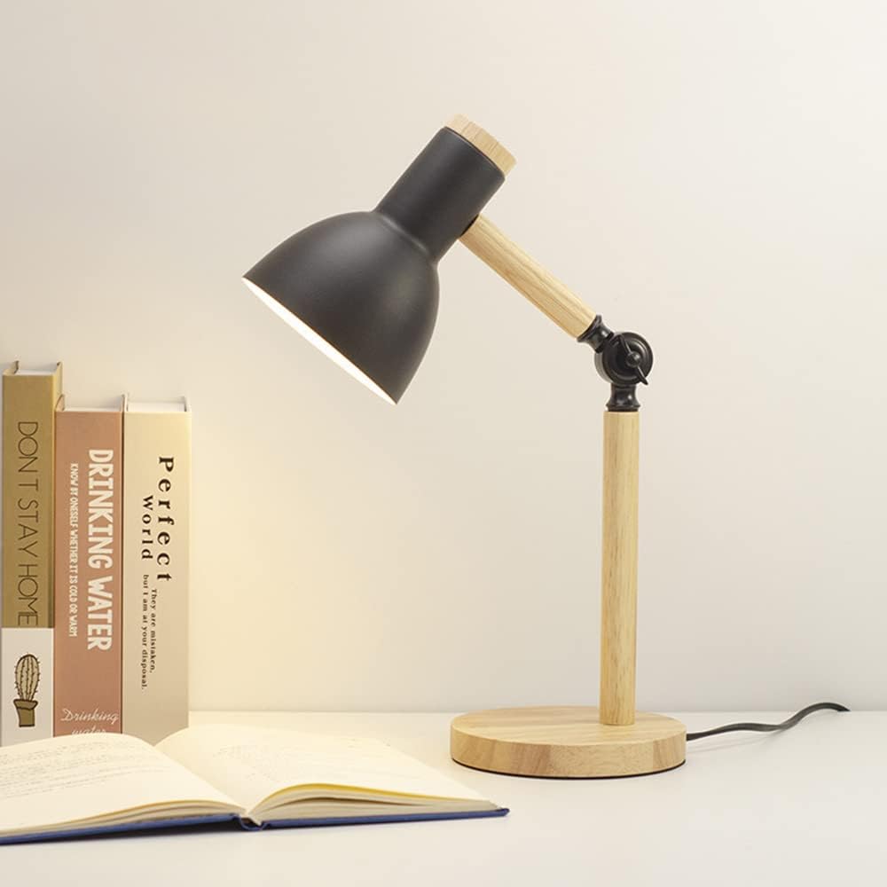 Houten Bureaulamp - Minimalistisch & Stijlvol