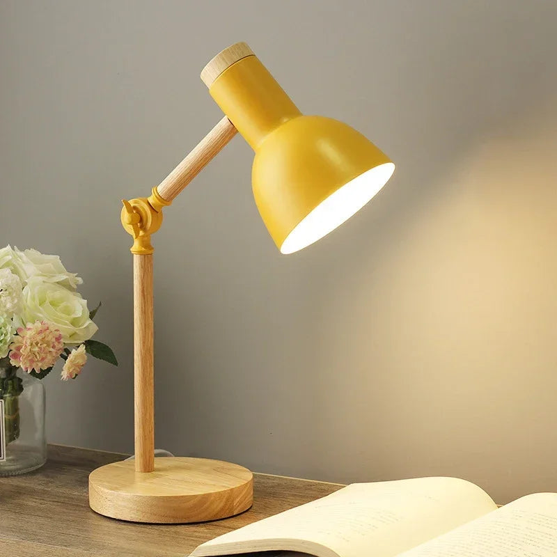 Houten Bureaulamp - Minimalistisch & Stijlvol