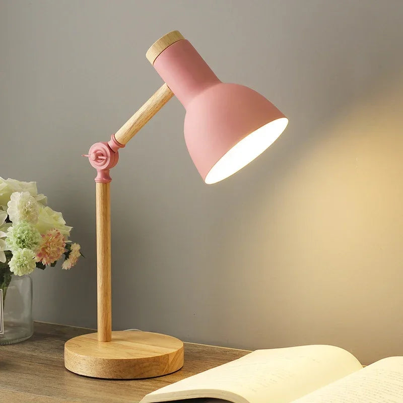Houten Bureaulamp - Minimalistisch & Stijlvol