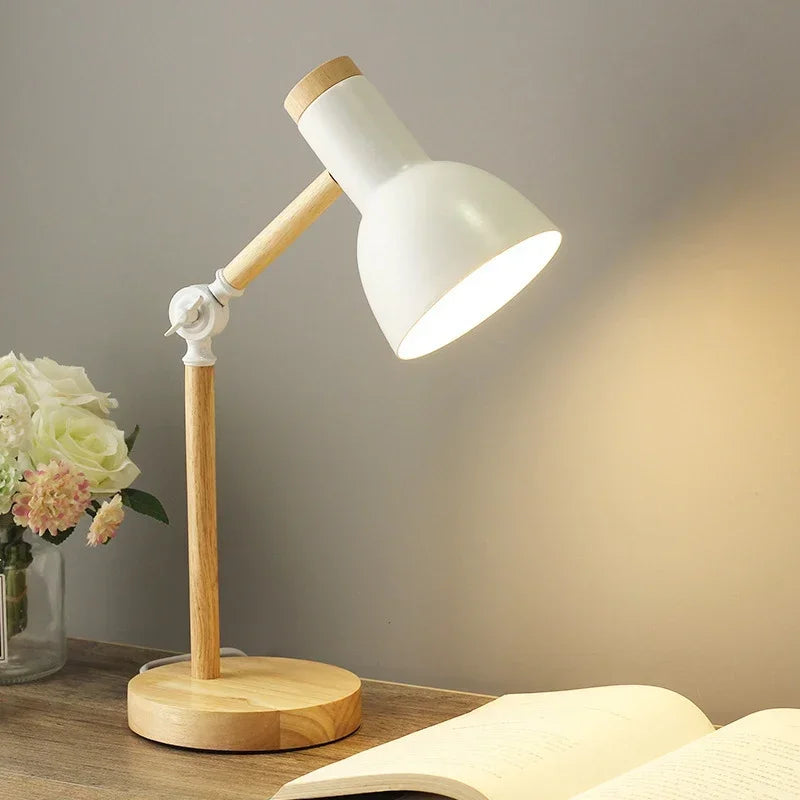 Houten Bureaulamp - Minimalistisch & Stijlvol