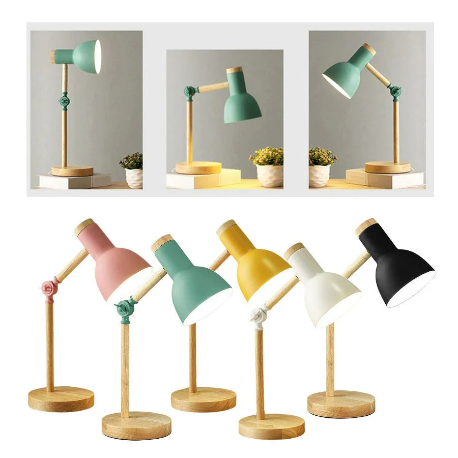 Houten Bureaulamp - Minimalistisch & Stijlvol